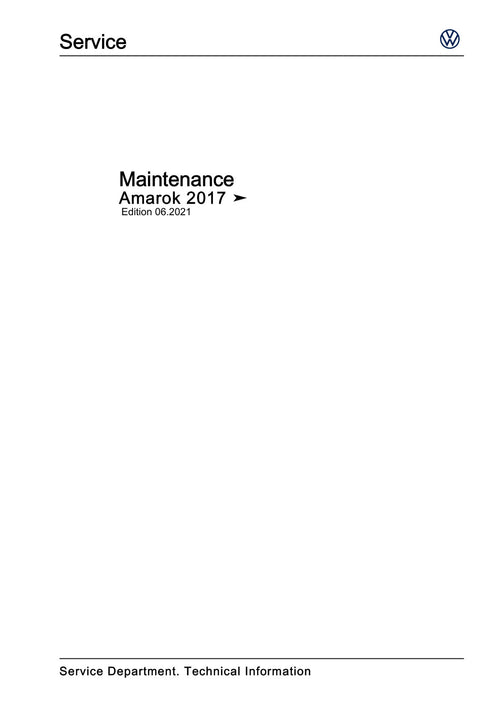 Workshop manual sample — cover (page 1)