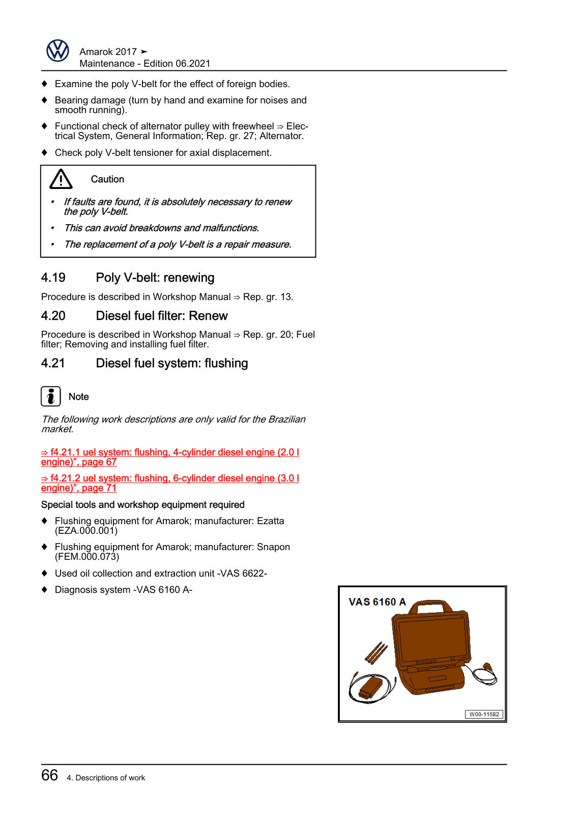 Workshop manual sample — interior (page 70)