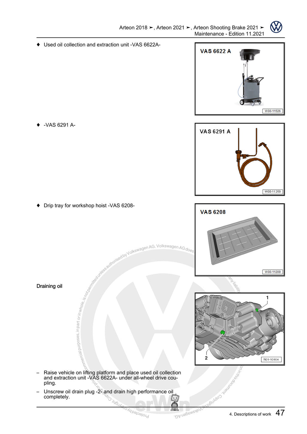 Workshop manual sample — interior (page 51)