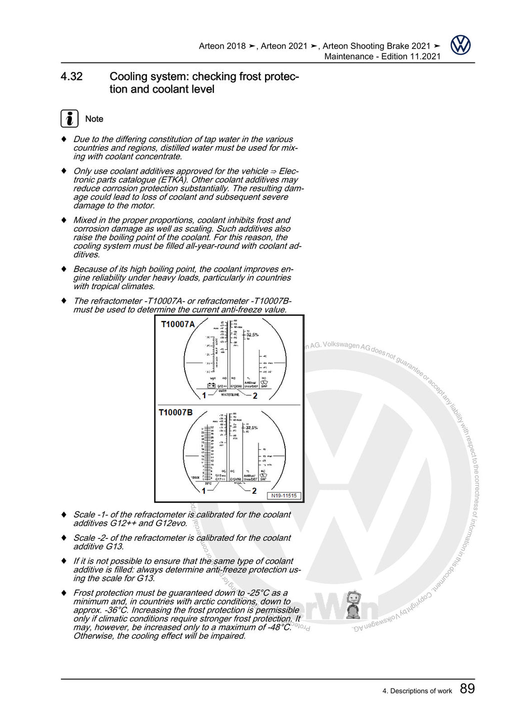 Workshop manual sample — interior (page 93)