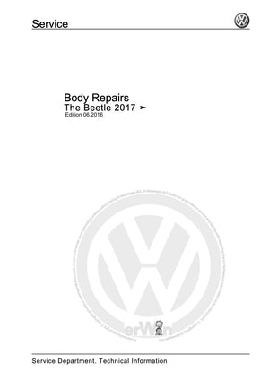Workshop manual sample — cover (page 1)