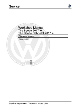 Workshop manual sample — cover (page 1)