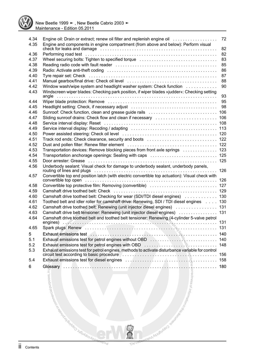 Workshop manual sample — interior (page 4)