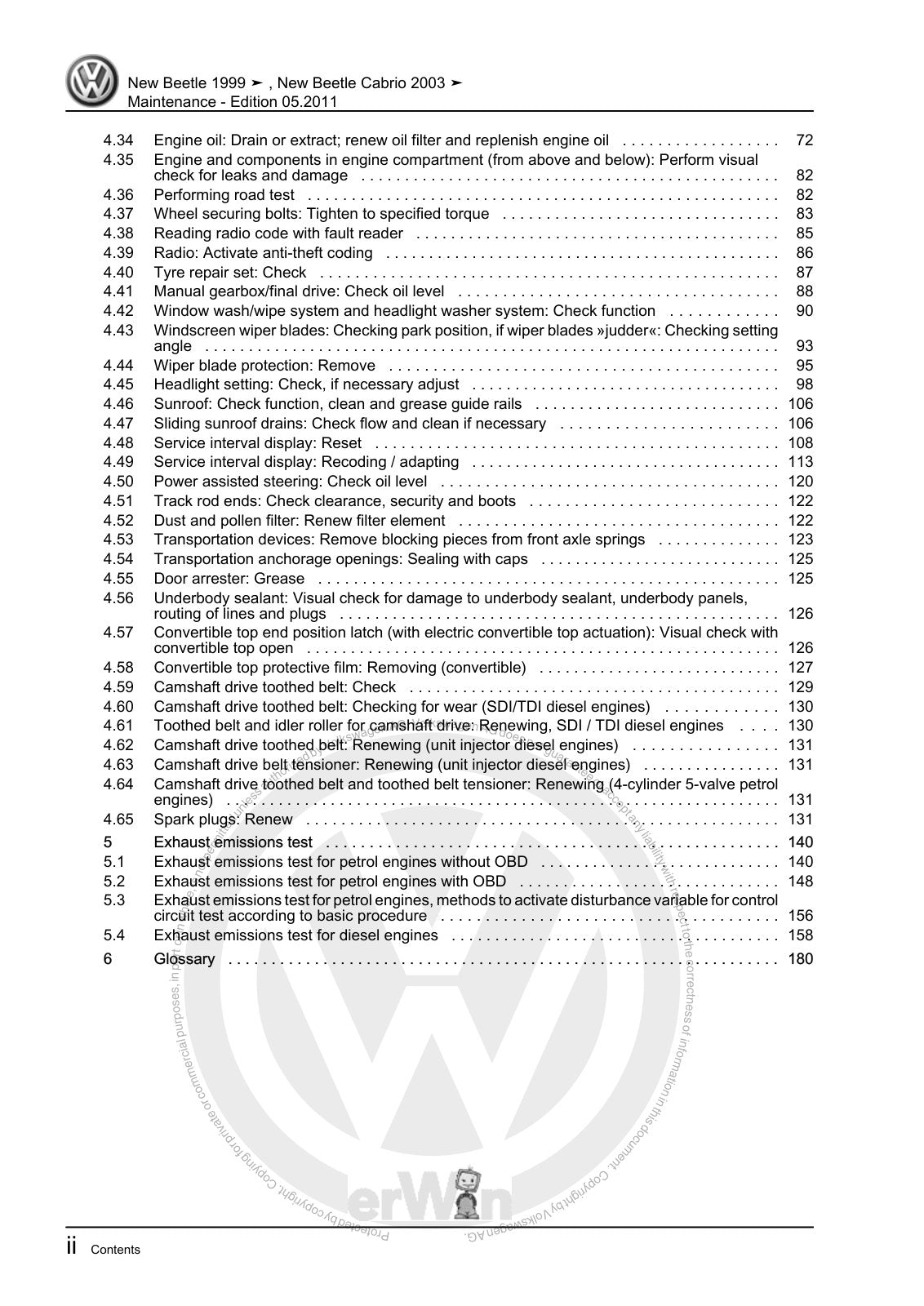 Workshop manual sample — interior (page 4)