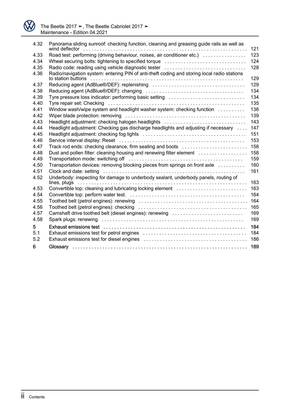 Workshop manual sample — interior (page 4)