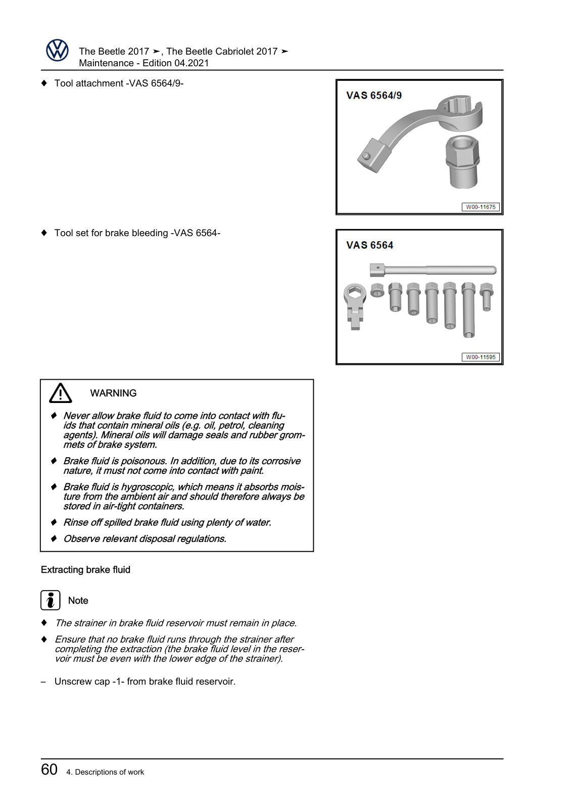 Workshop manual sample — interior (page 64)