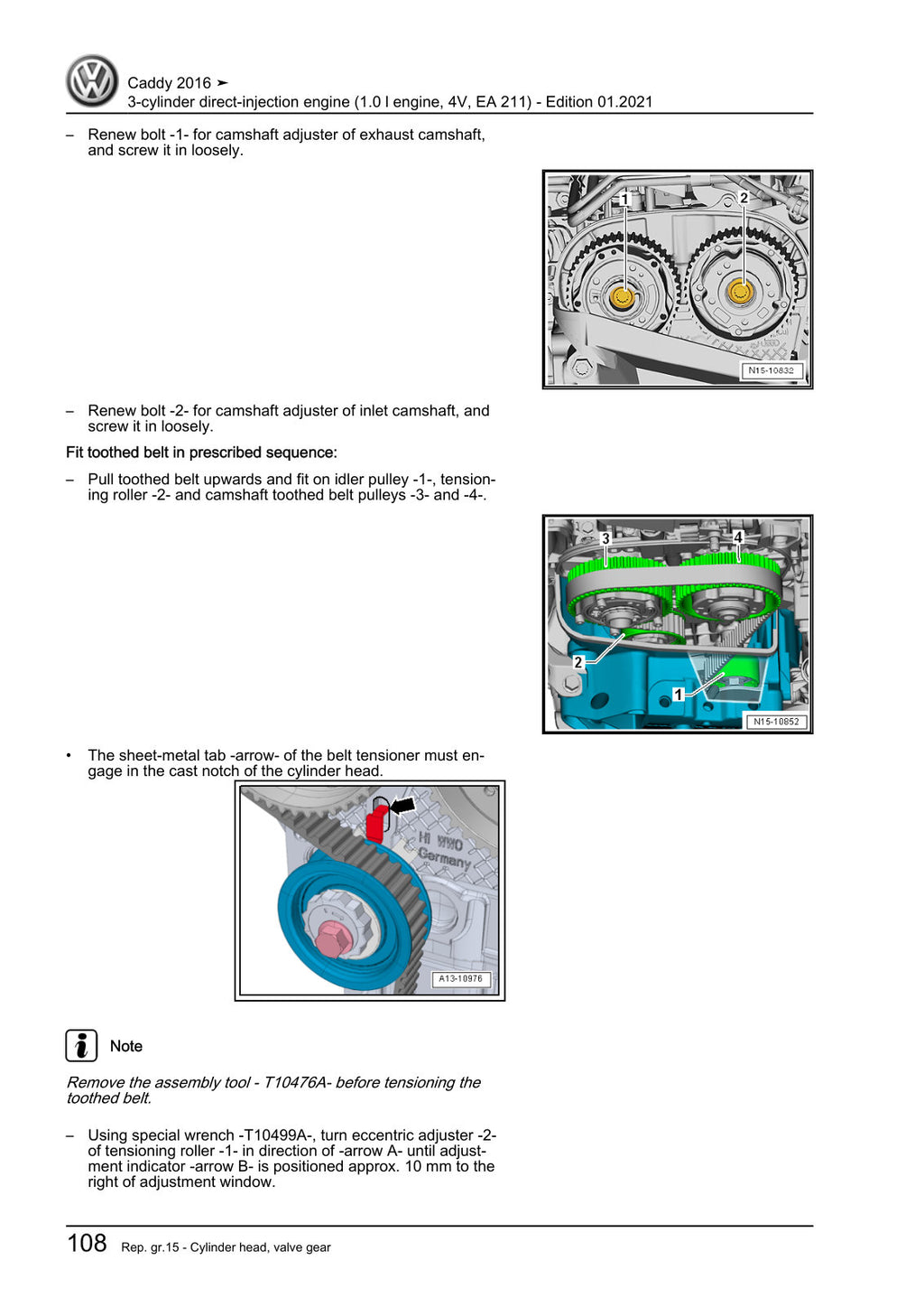 Workshop manual sample — interior (page 114)
