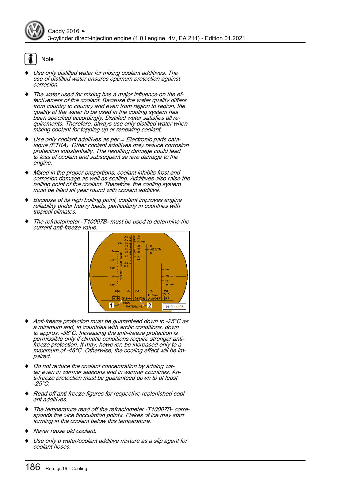 Workshop manual sample — interior (page 192)