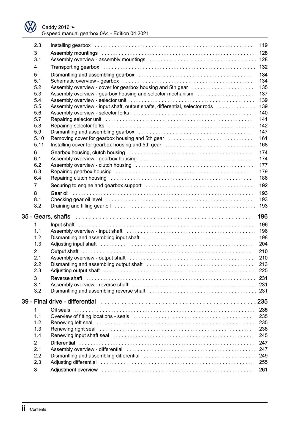 Workshop manual sample — interior (page 4)