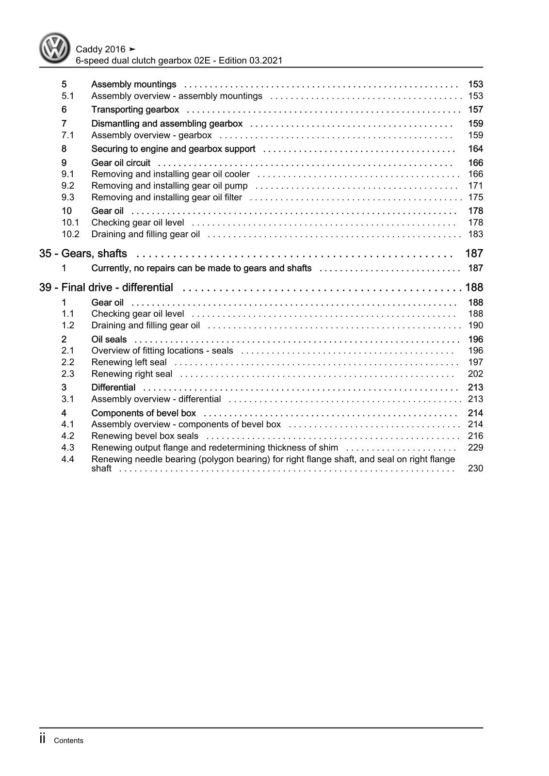 Workshop manual sample — interior (page 4)