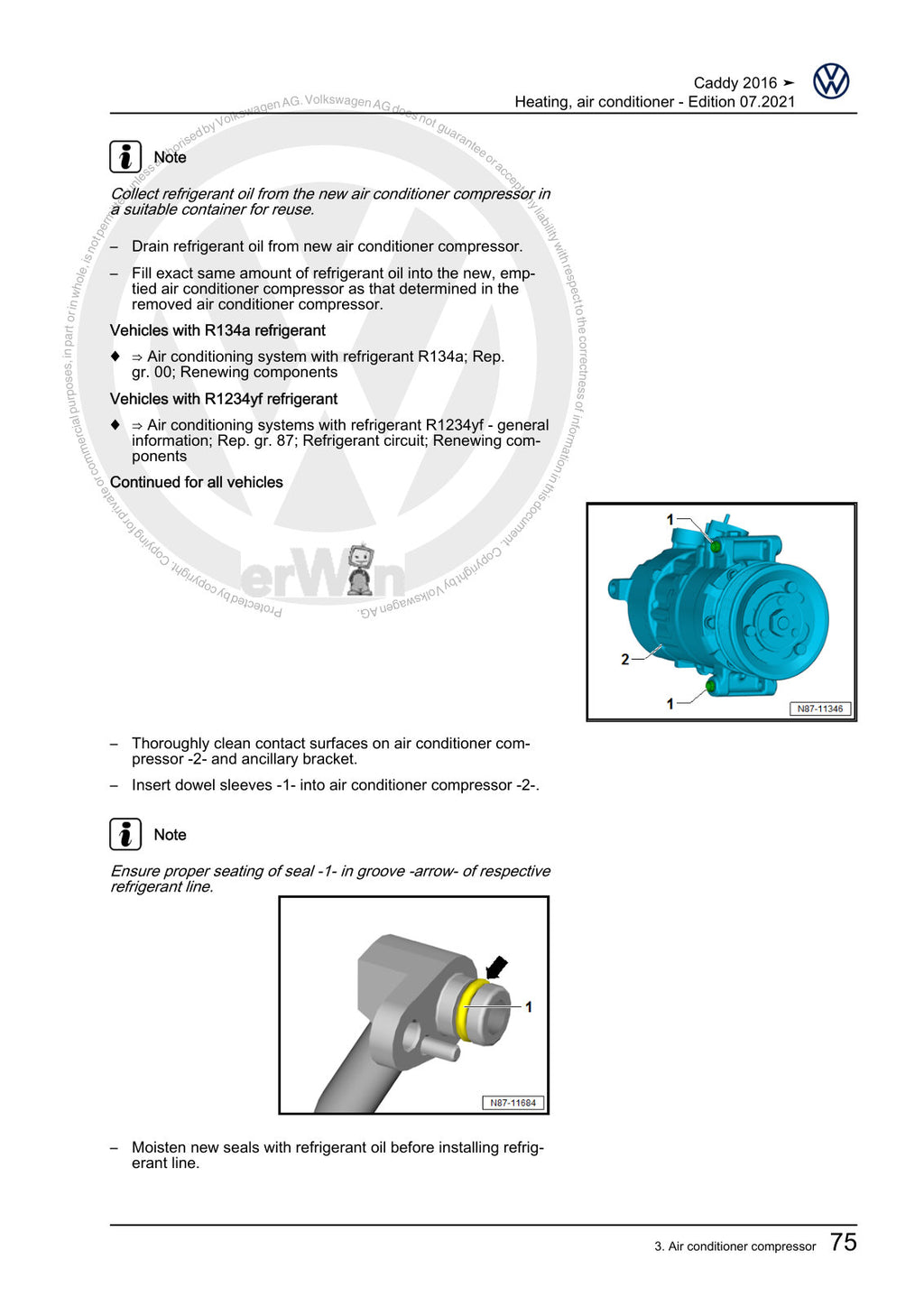 Workshop manual sample — interior (page 81)