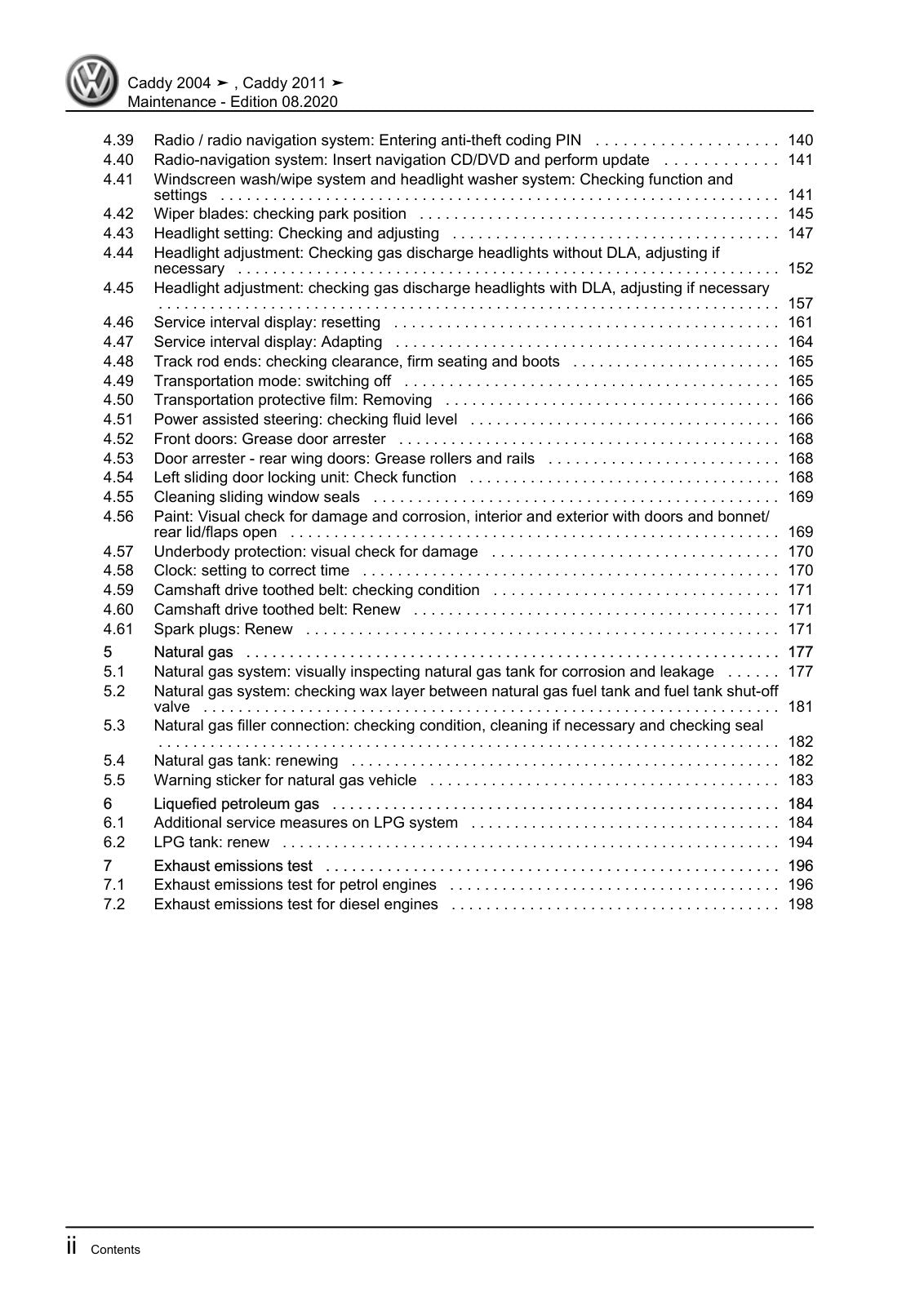 Workshop manual sample — interior (page 4)