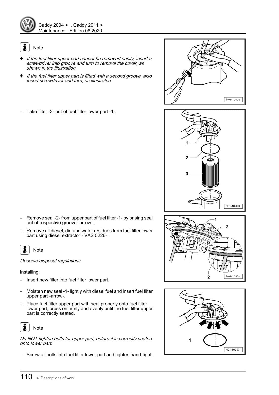Workshop manual sample — interior (page 114)