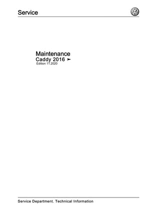 Workshop manual sample — cover (page 1)