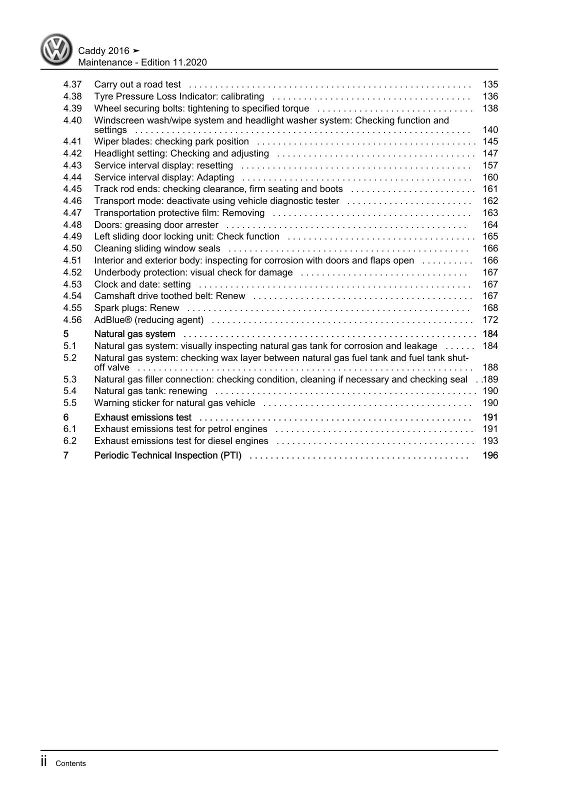 Workshop manual sample — interior (page 4)