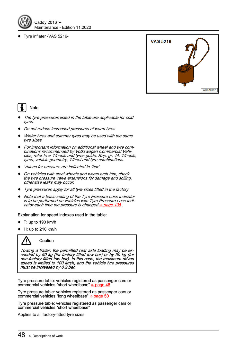 Workshop manual sample — interior (page 52)