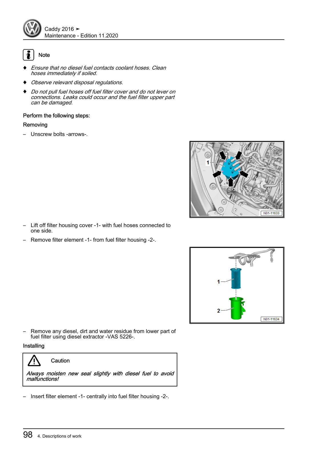 Workshop manual sample — interior (page 102)
