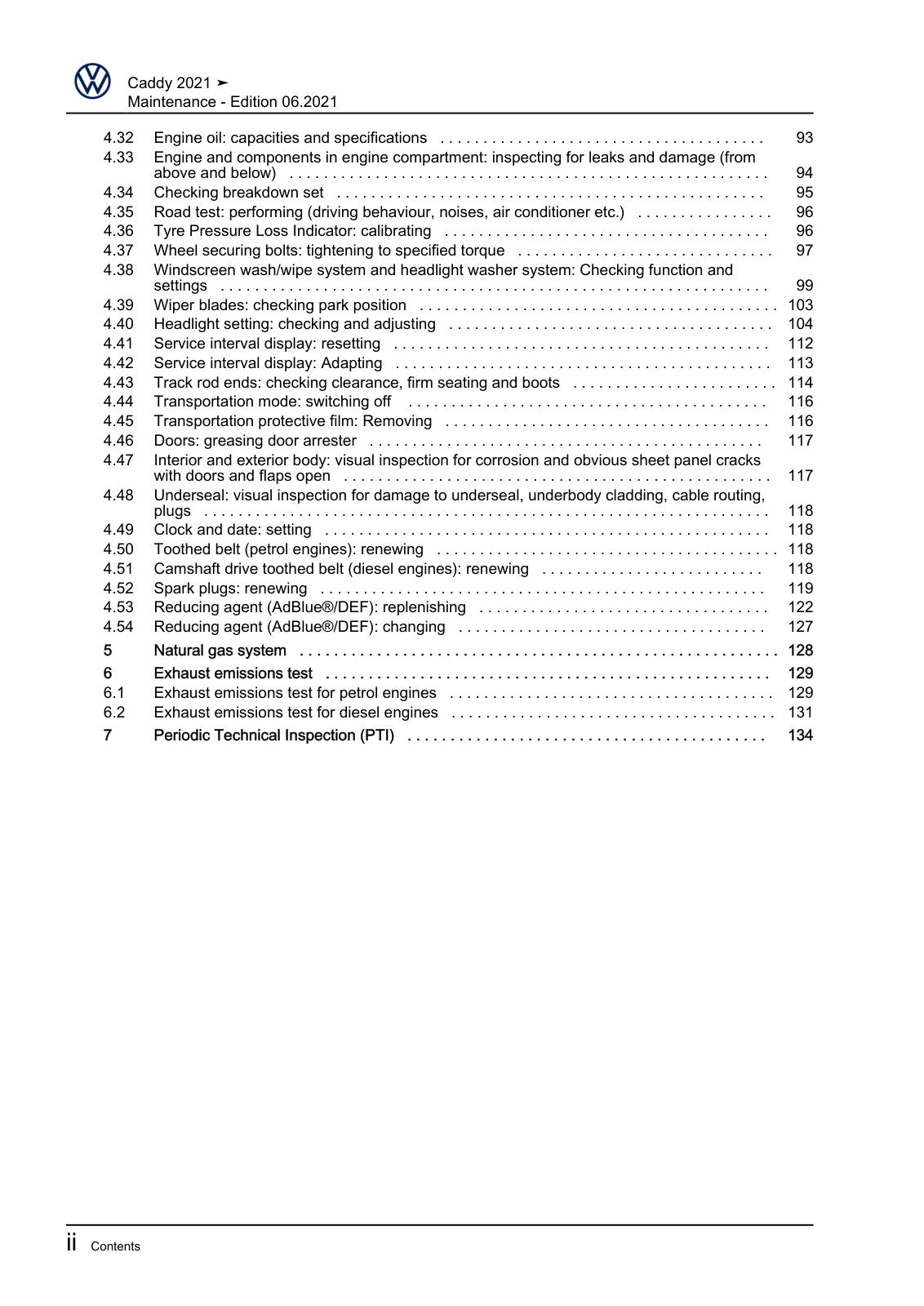 Workshop manual sample — interior (page 4)