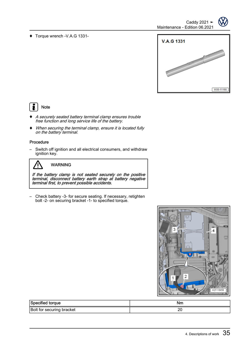 Workshop manual sample — interior (page 39)