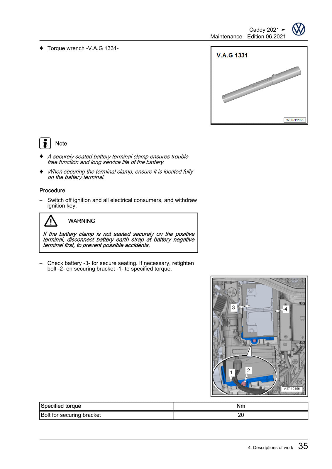 Workshop manual sample — interior (page 39)