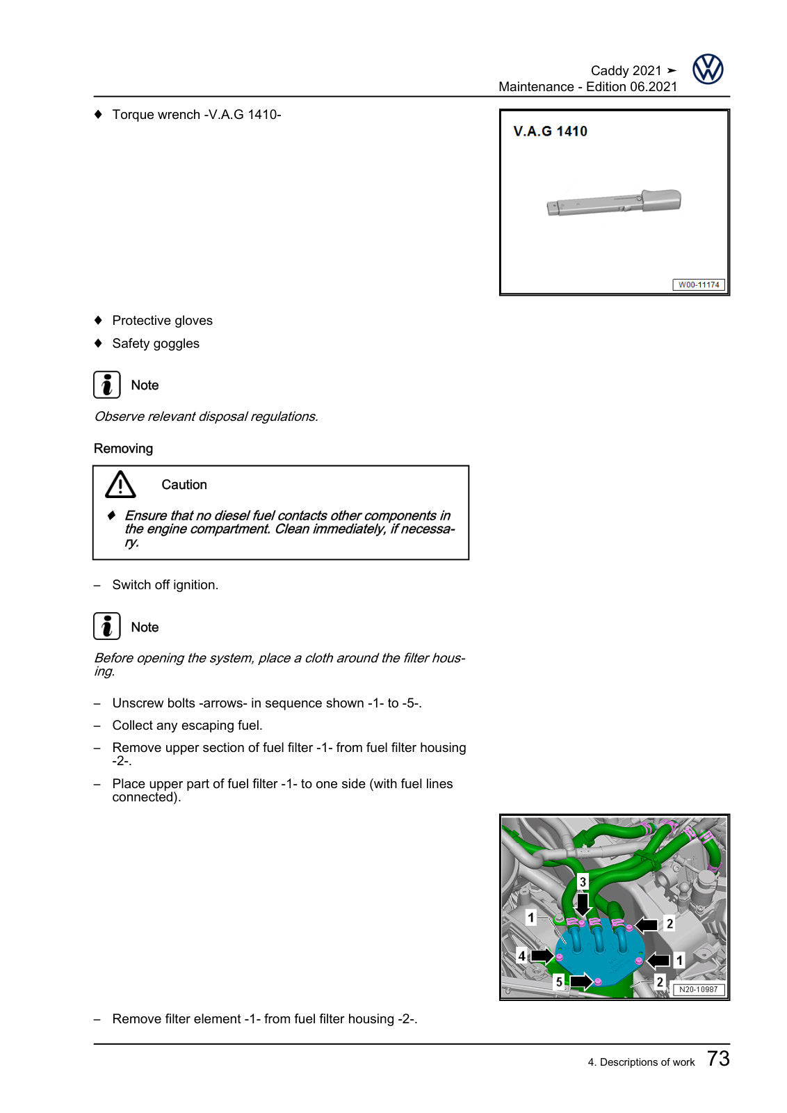 Workshop manual sample — interior (page 77)
