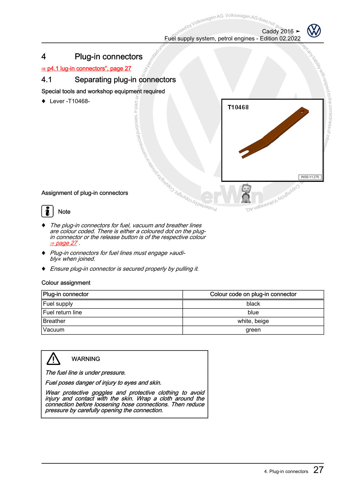 Workshop manual sample — interior (page 31)