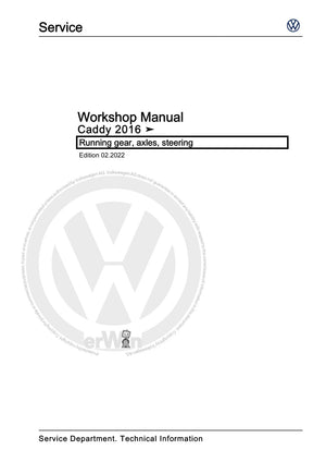 Workshop manual sample — cover (page 1)