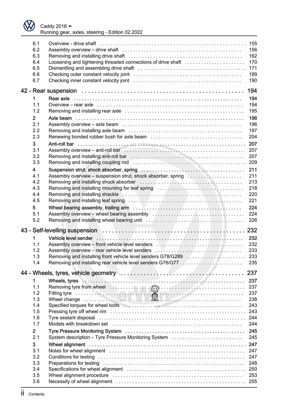 Workshop manual sample — interior (page 4)