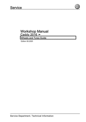 Workshop manual sample — cover (page 1)