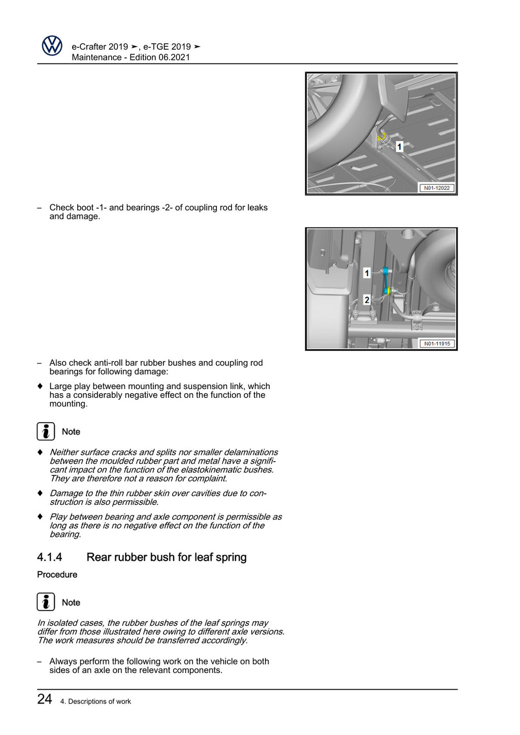 Workshop manual sample — interior (page 28)