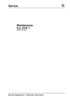 Workshop manual sample — cover (page 1)