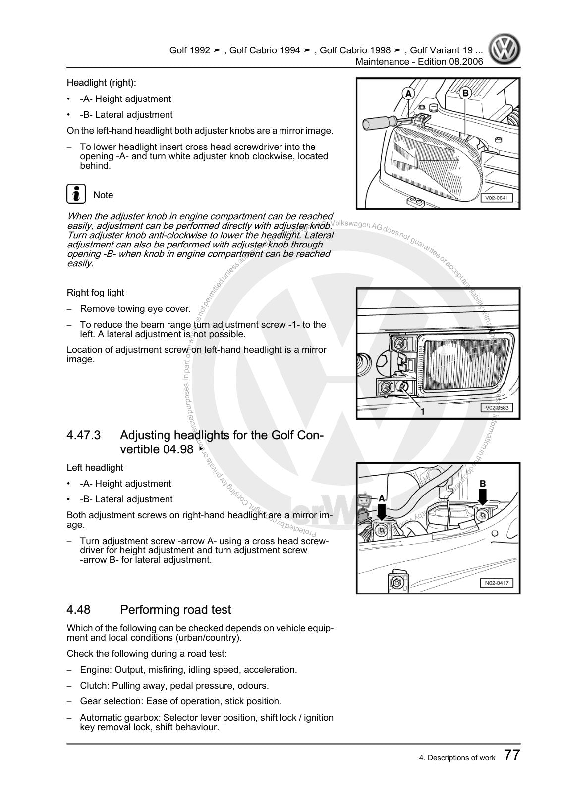 Workshop manual sample — interior (page 81)