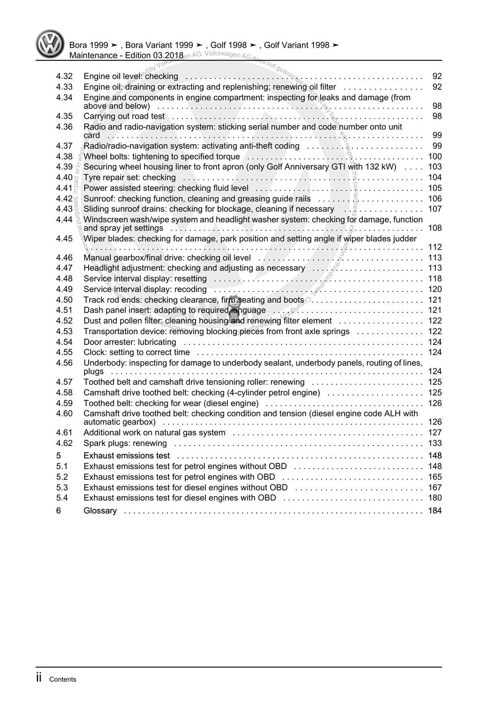 Workshop manual sample — interior (page 4)