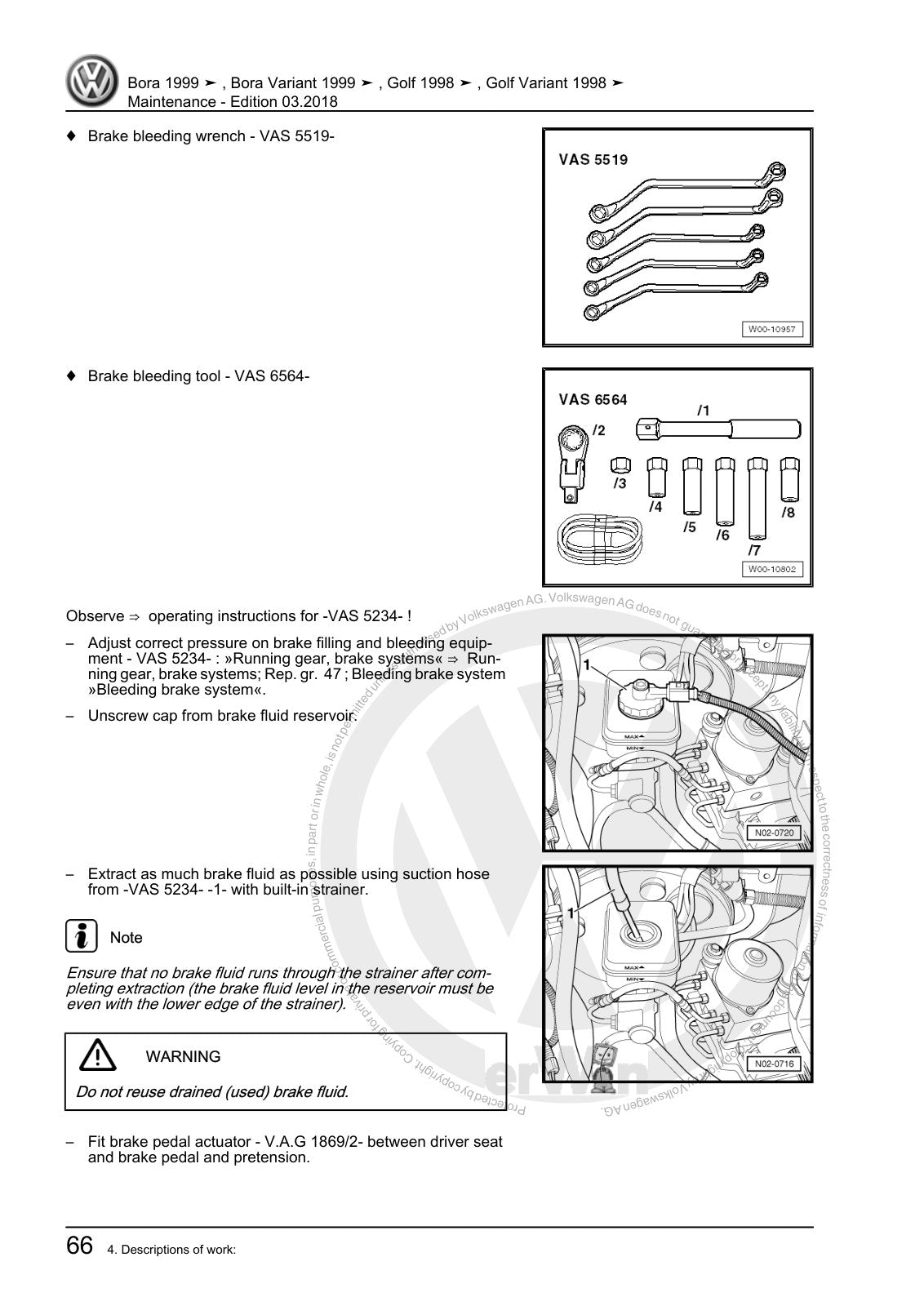 Workshop manual sample — interior (page 70)