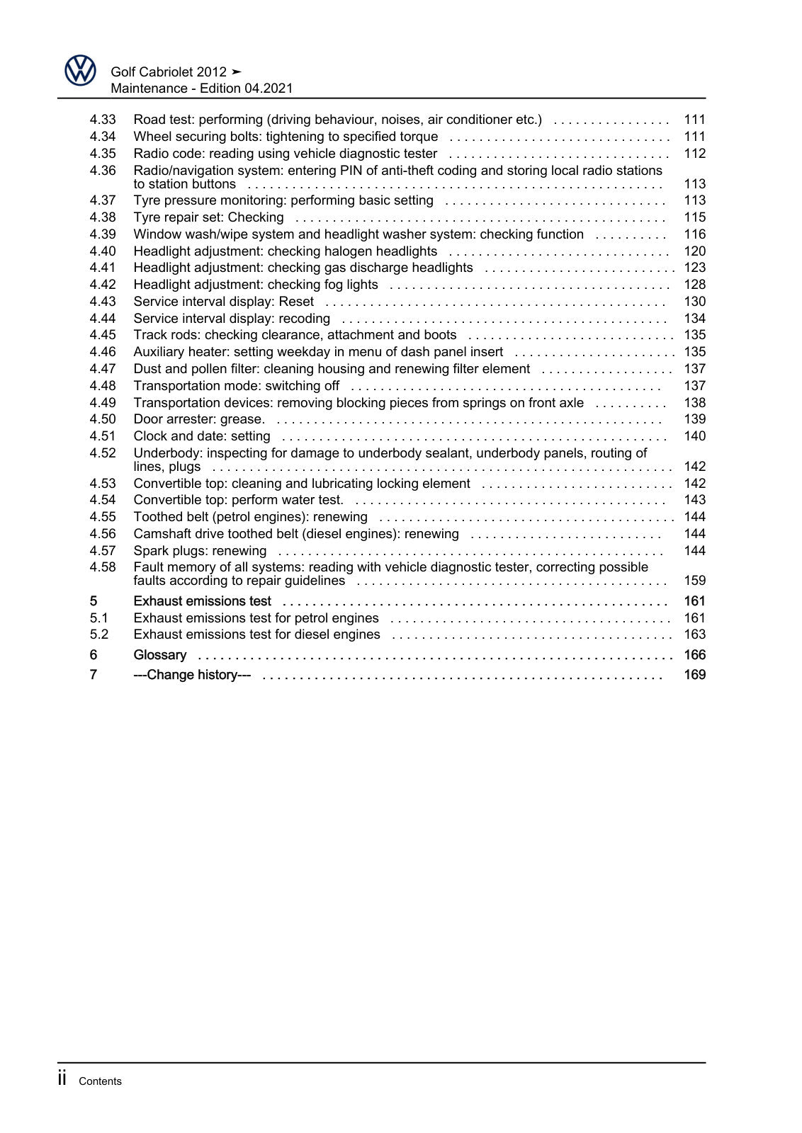 Workshop manual sample — interior (page 4)