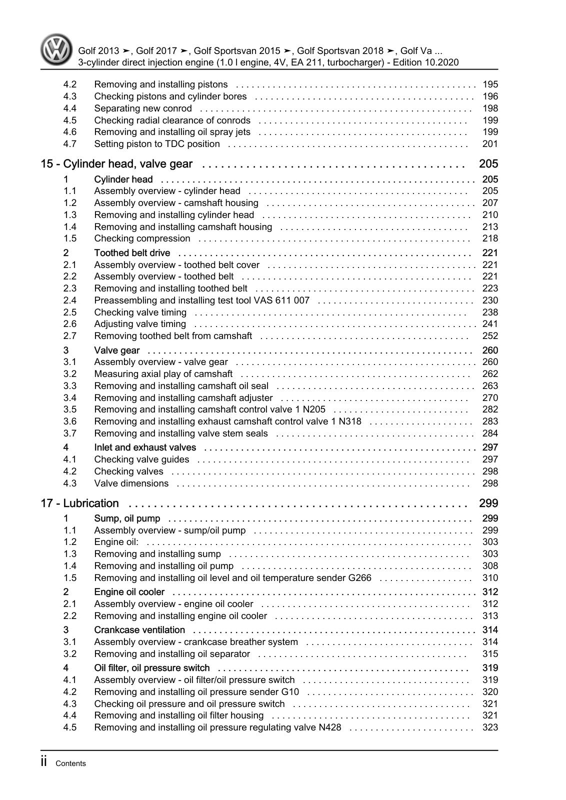 Workshop manual sample — interior (page 4)