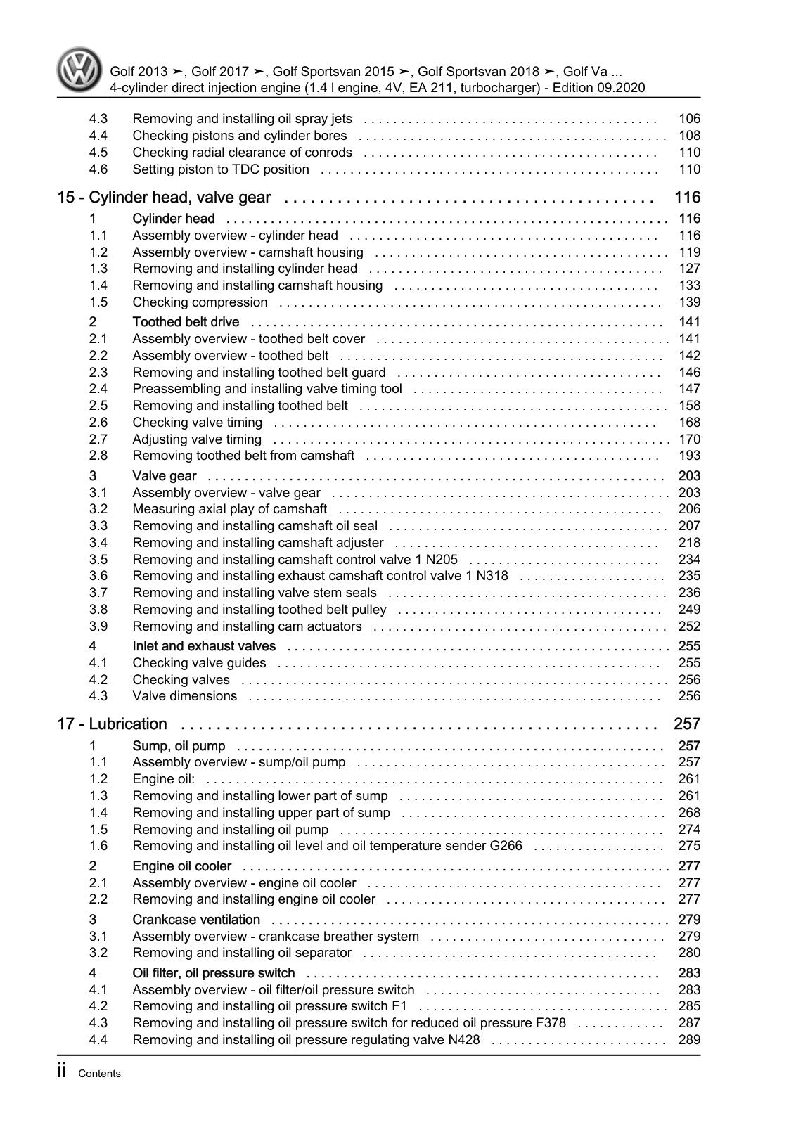 Workshop manual sample — interior (page 4)