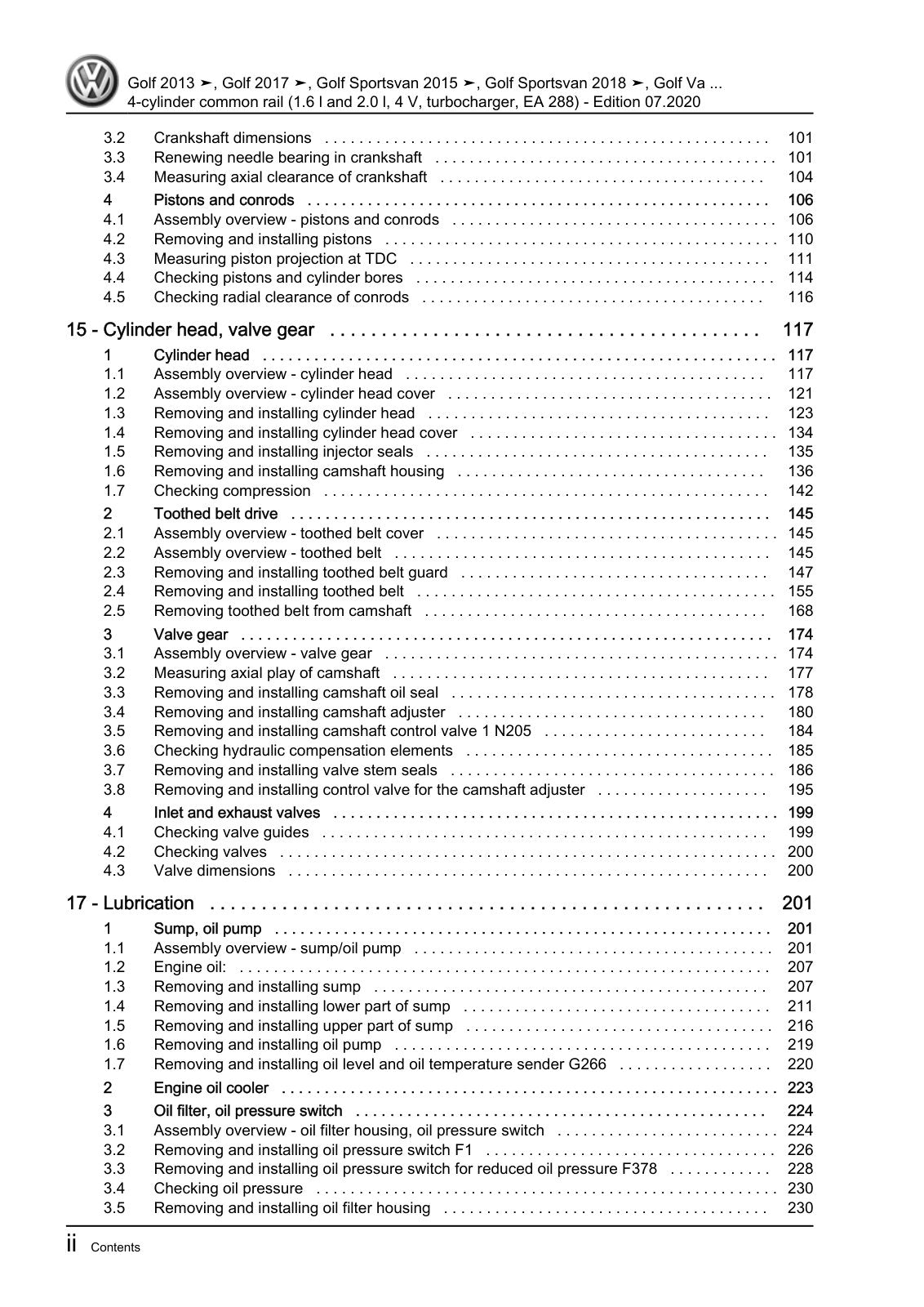 Workshop manual sample — interior (page 4)