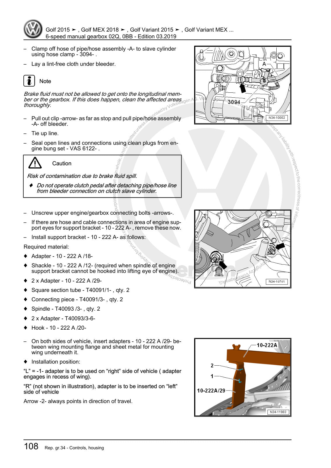 Workshop manual sample — interior (page 114)
