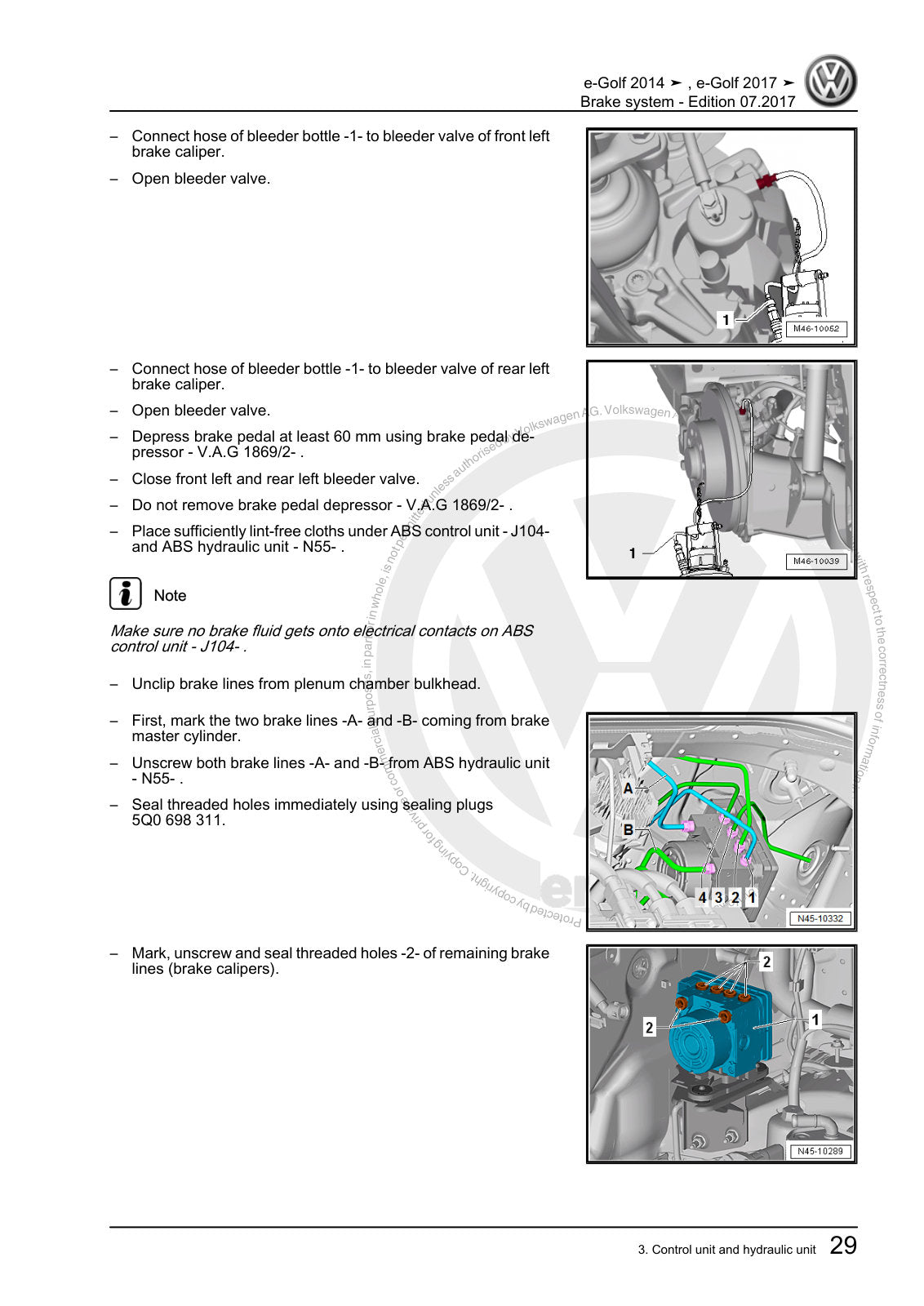 Workshop manual sample — interior (page 33)