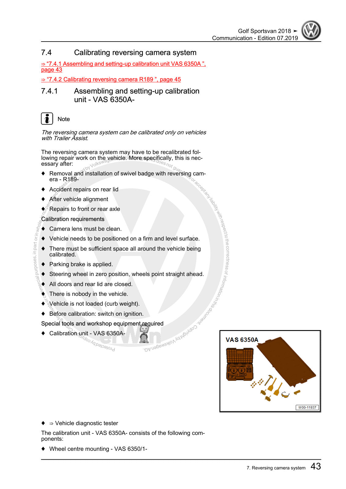 Workshop manual sample — interior (page 47)