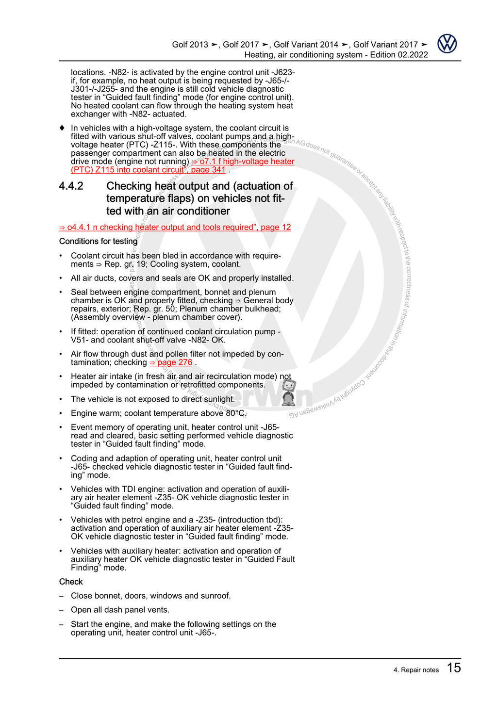 Workshop manual sample — contents/overview (page 21)