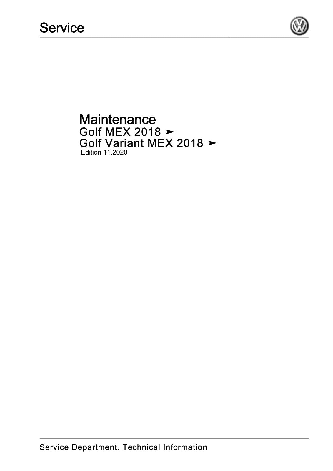 Workshop manual sample — cover (page 1)