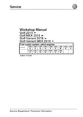 Workshop manual sample — cover (page 1)
