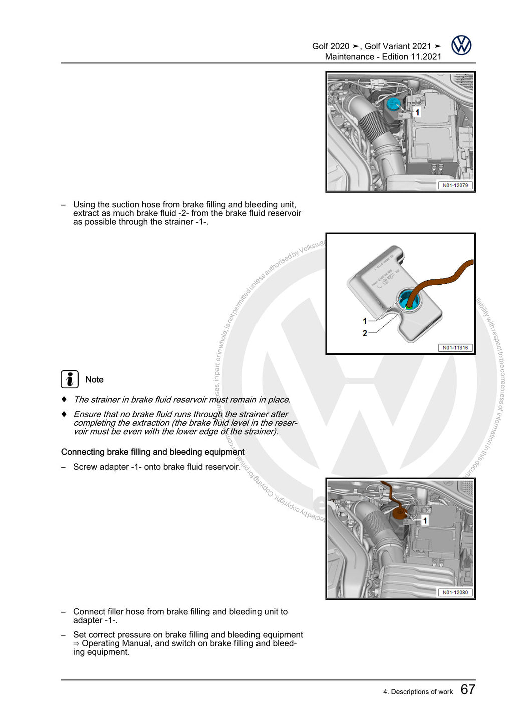 Workshop manual sample — interior (page 71)