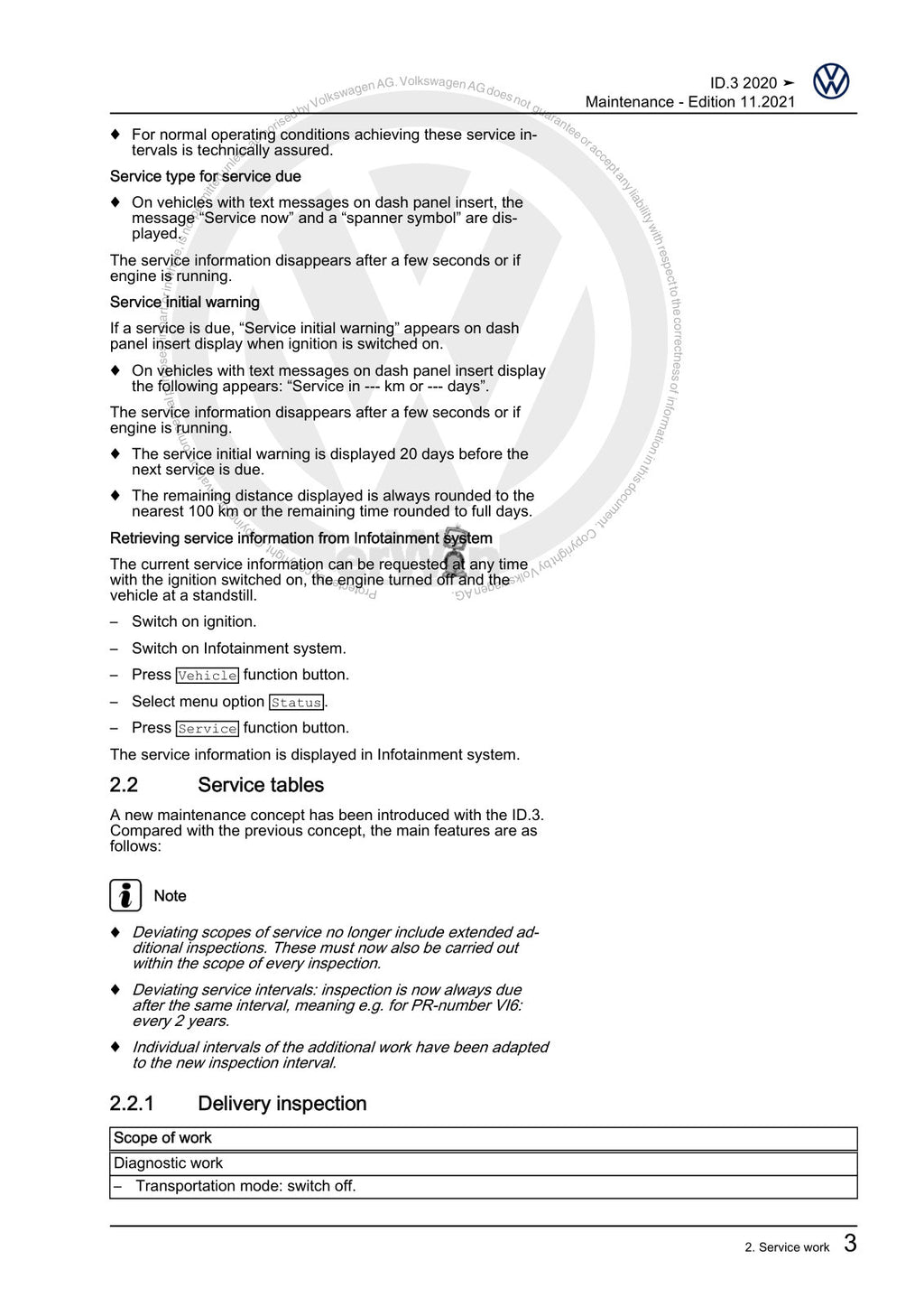 Workshop manual sample — interior (page 7)