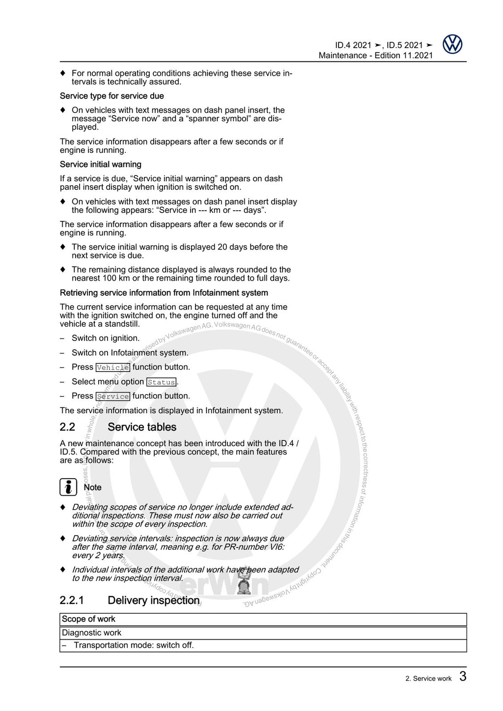 Workshop manual sample — interior (page 7)