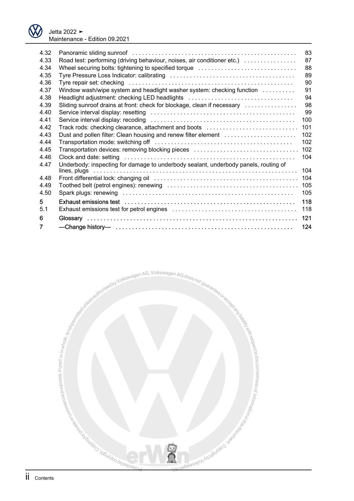 Workshop manual sample — interior (page 4)