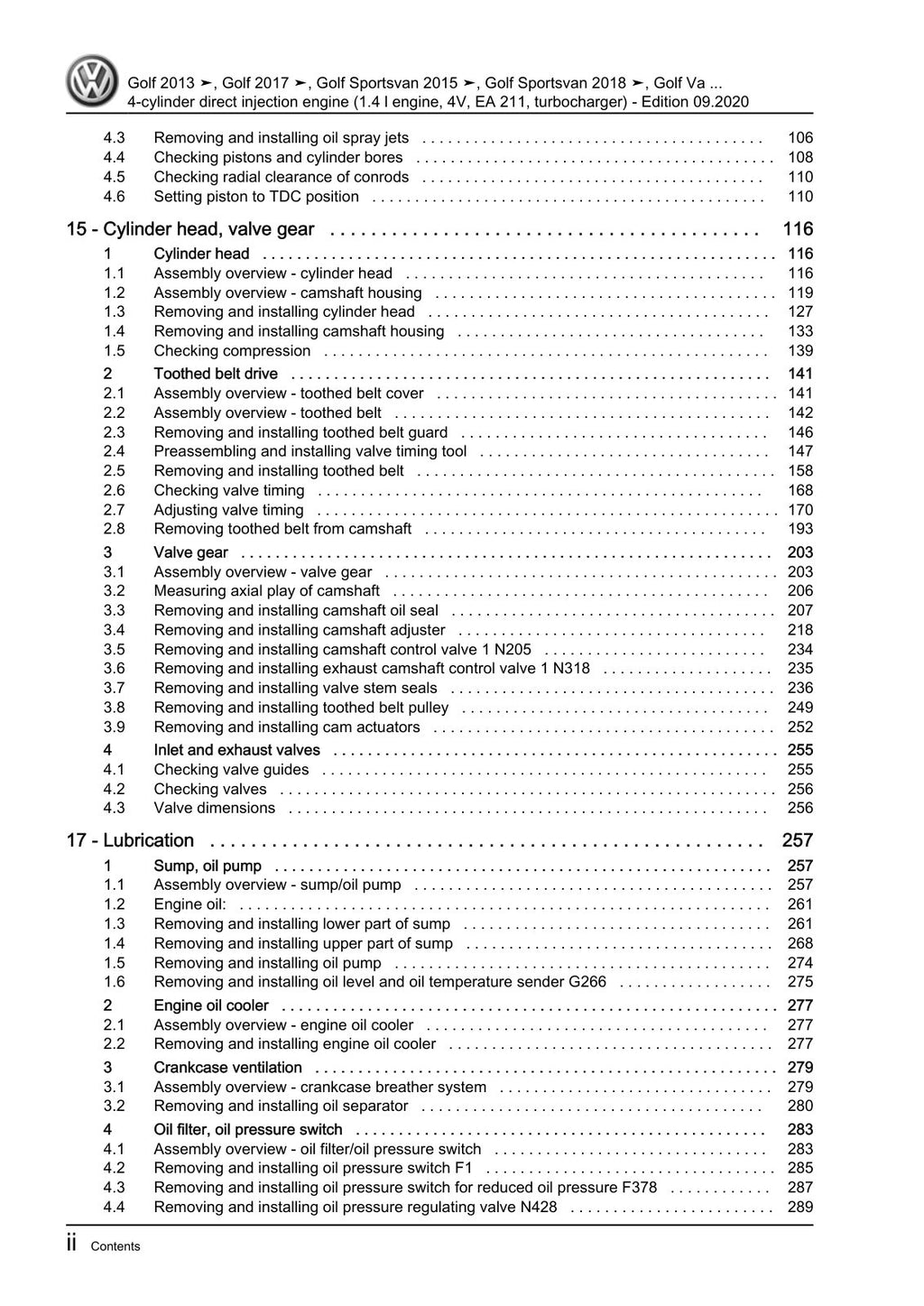 Workshop manual sample — interior (page 4)