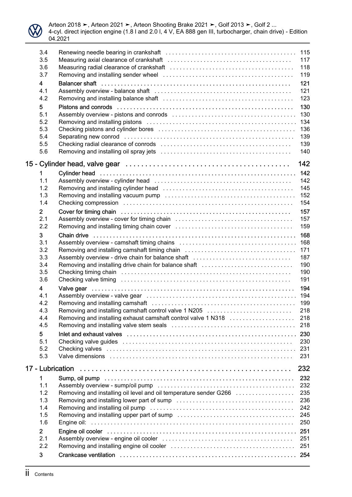 Workshop manual sample — interior (page 4)